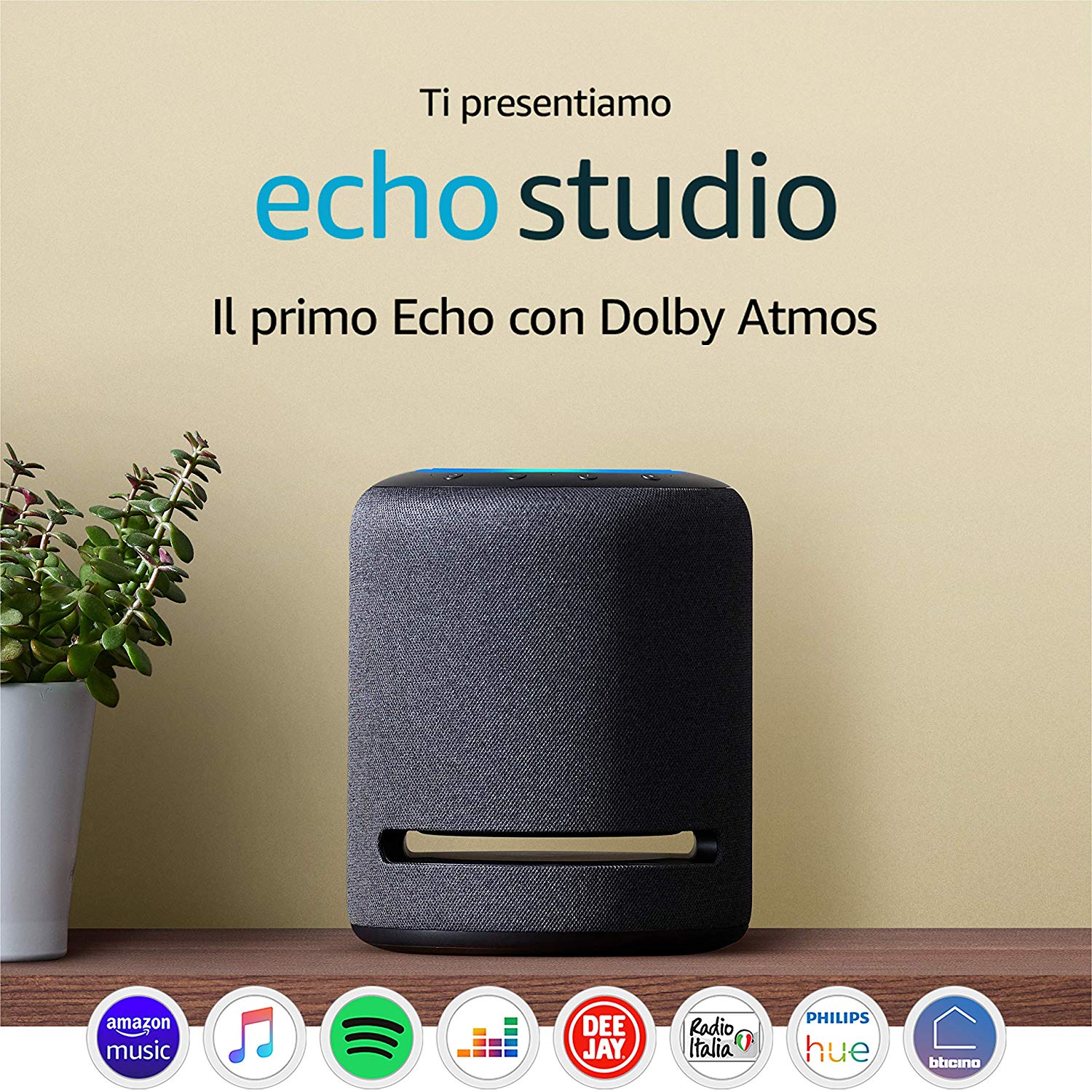 Echo Studio - Altoparlante intelligente con audio Hi-Fi e Alexa